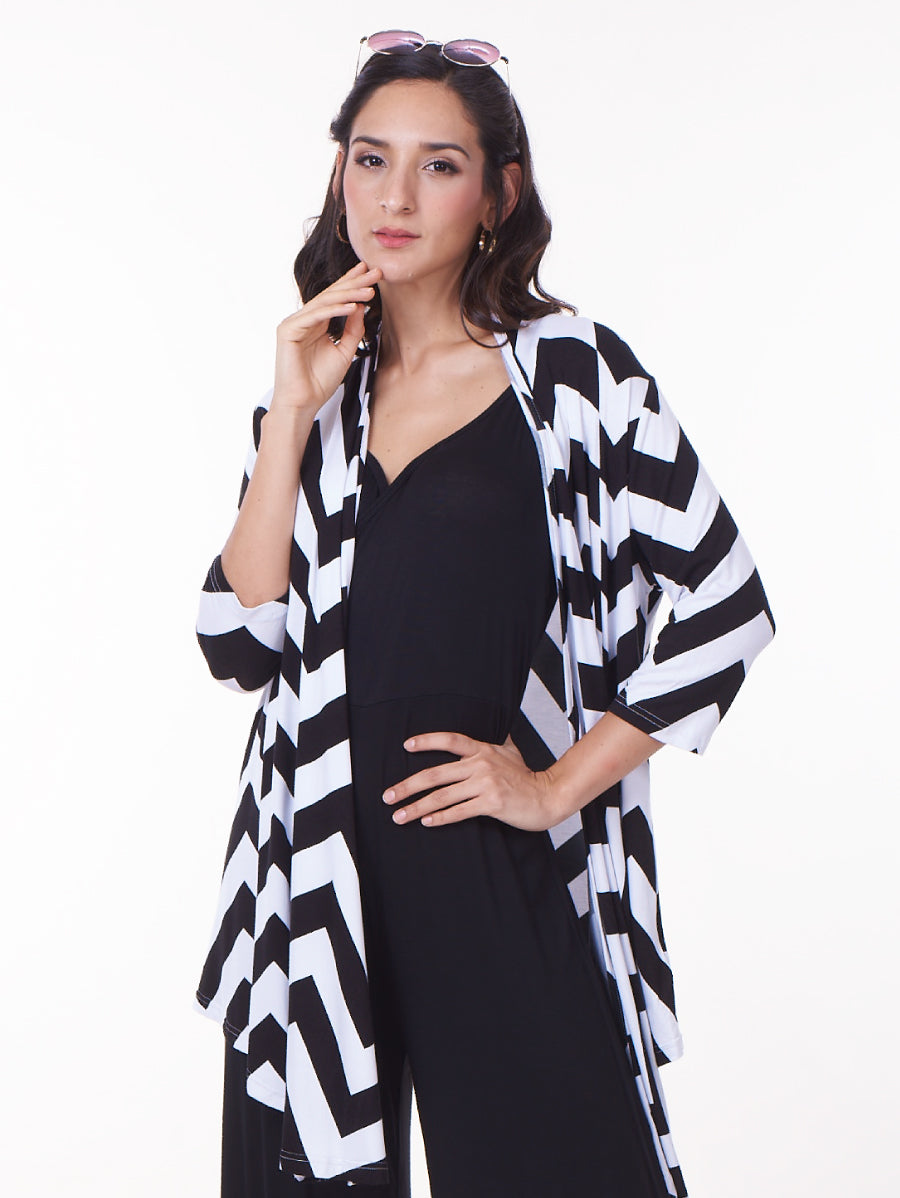 Casual Long Sleeve Convertible Nursing Cardigan Z-zec