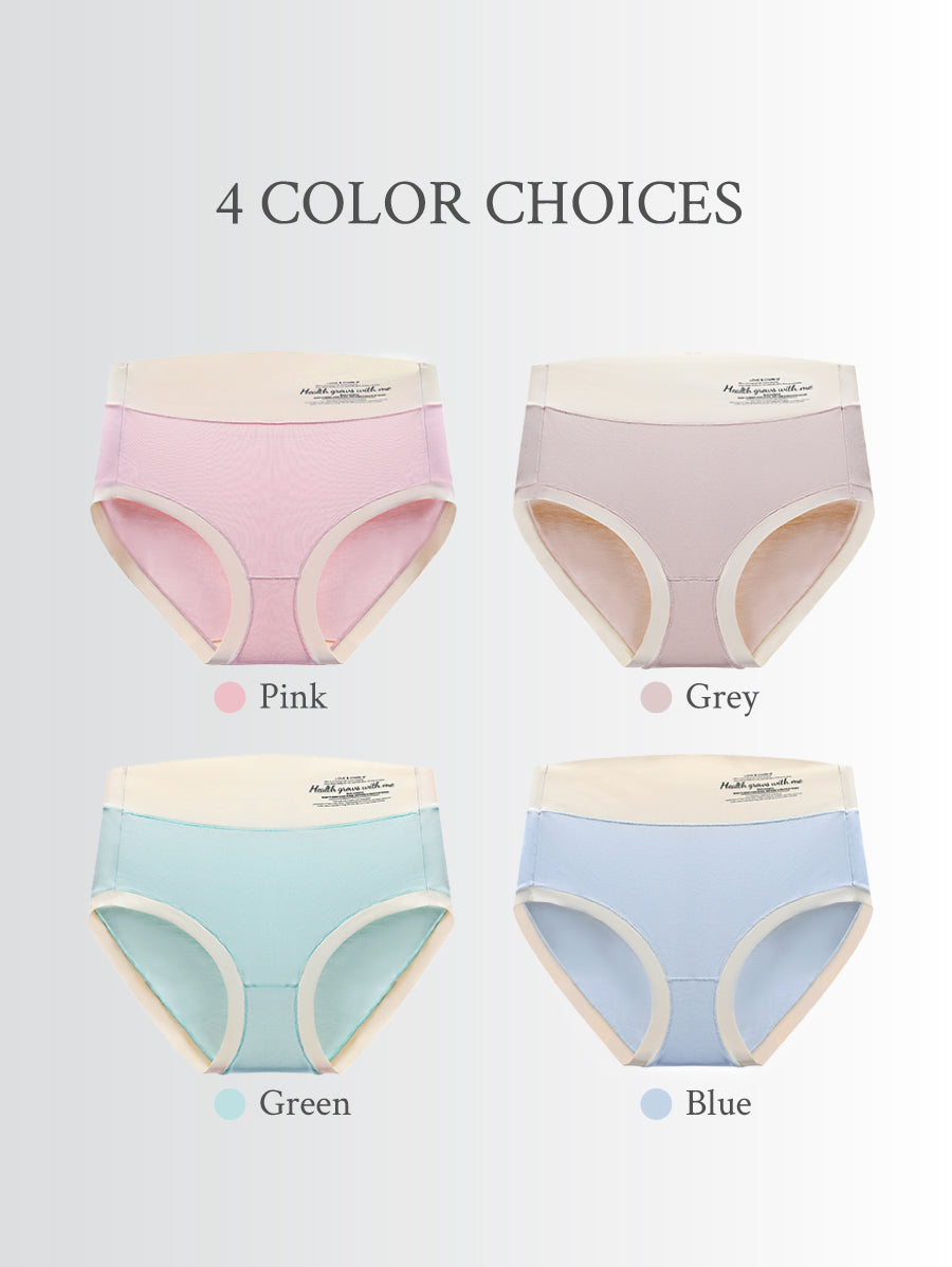 Modal Seamless High Waist Panties Set