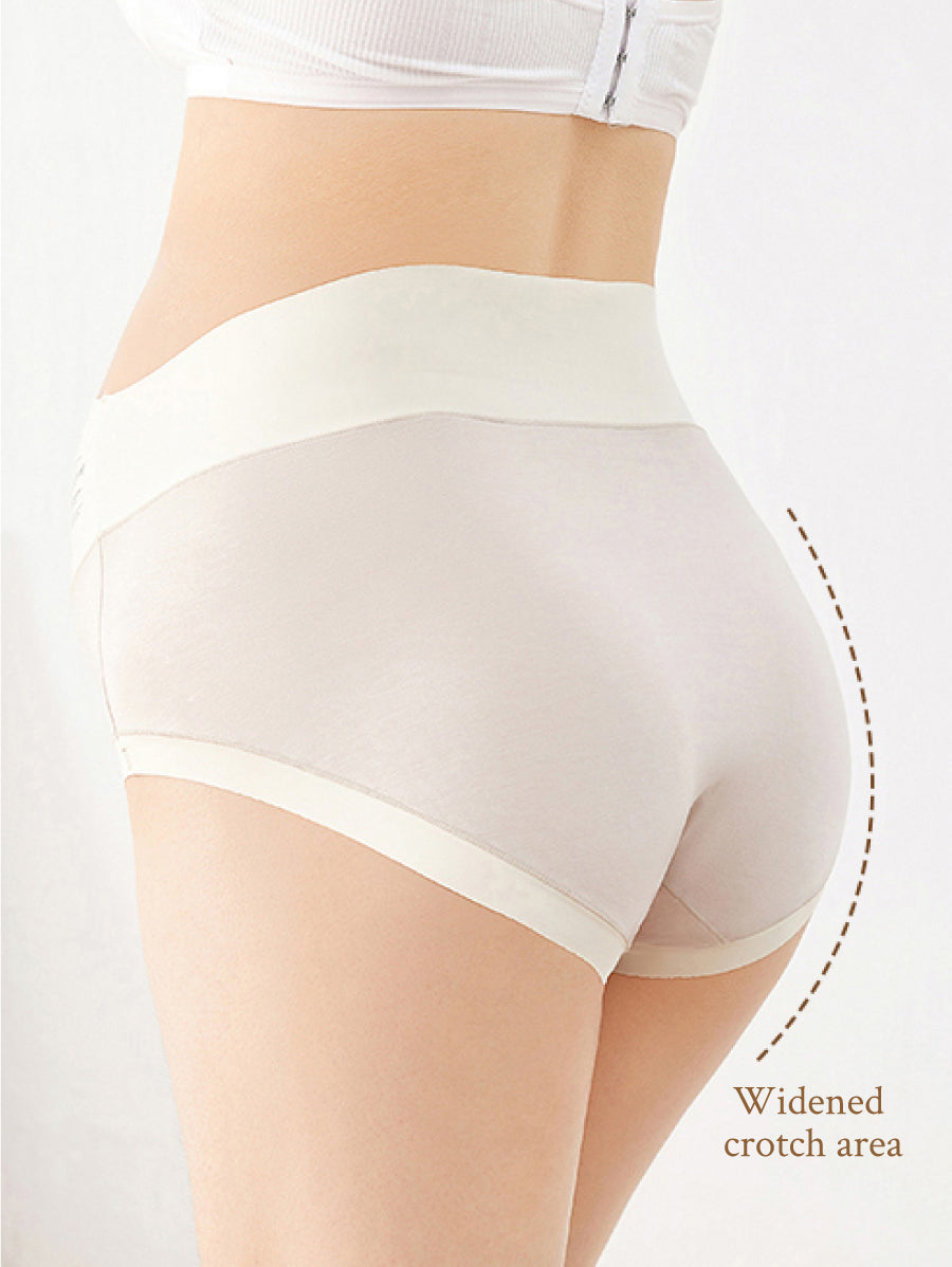 Modal Seamless High Waist Panties Set