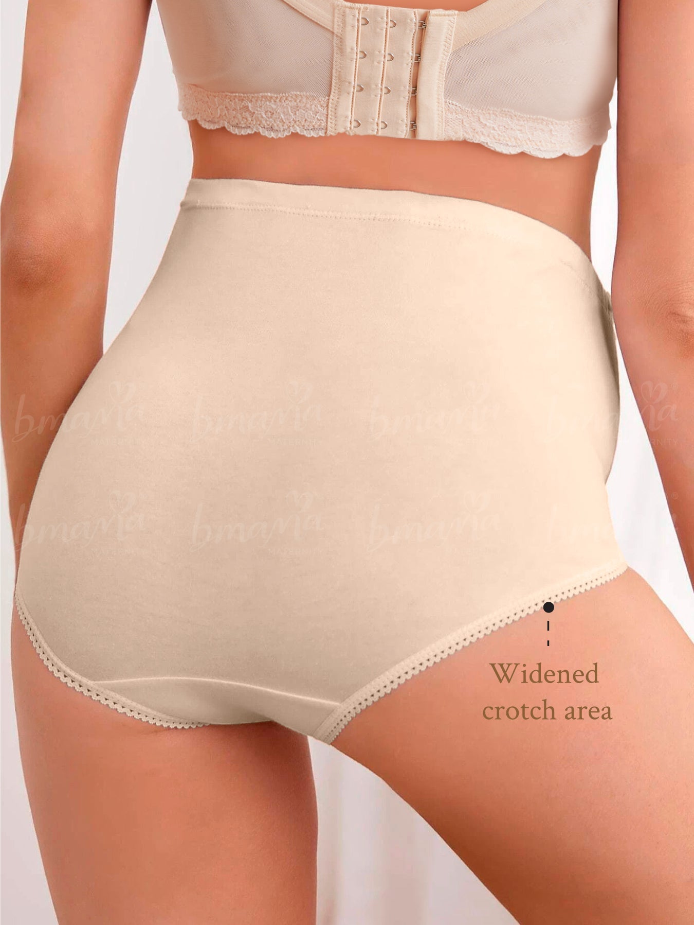 High Waist Plus Size Maternity Brief