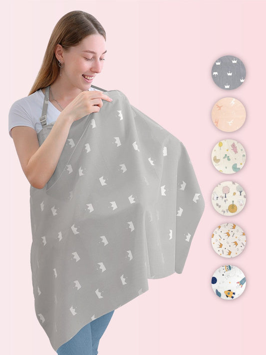 Bmama 100% Cotton Breastfeeding Nursing Cover without Net Apron Shawl Cloth Blanket