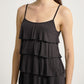 Magdalena Sleeveless Layered Ruffle Hem Cami Lift Up Nursing Top