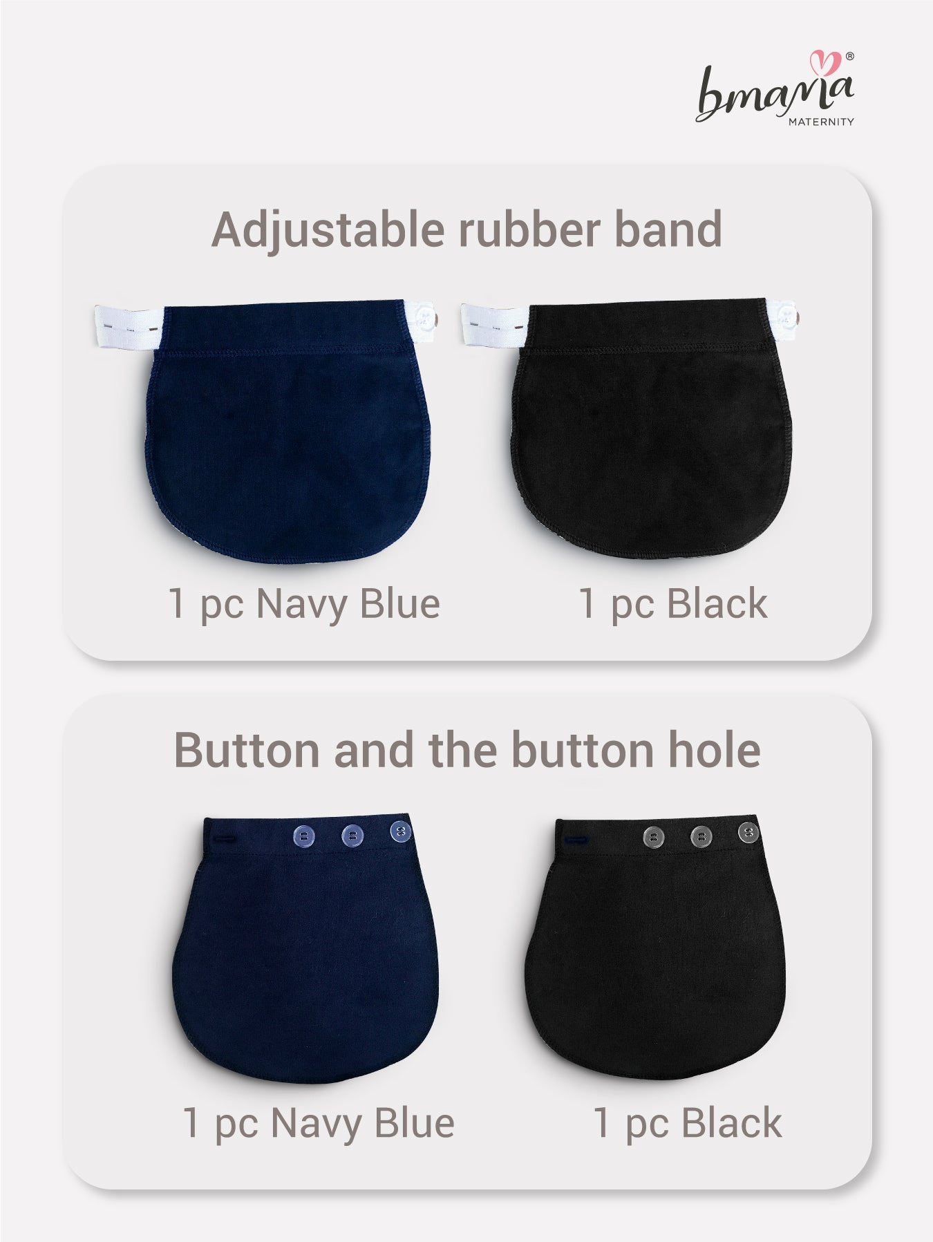 1pc Maternity Pants Extender Elastic Adjustable Button Extender